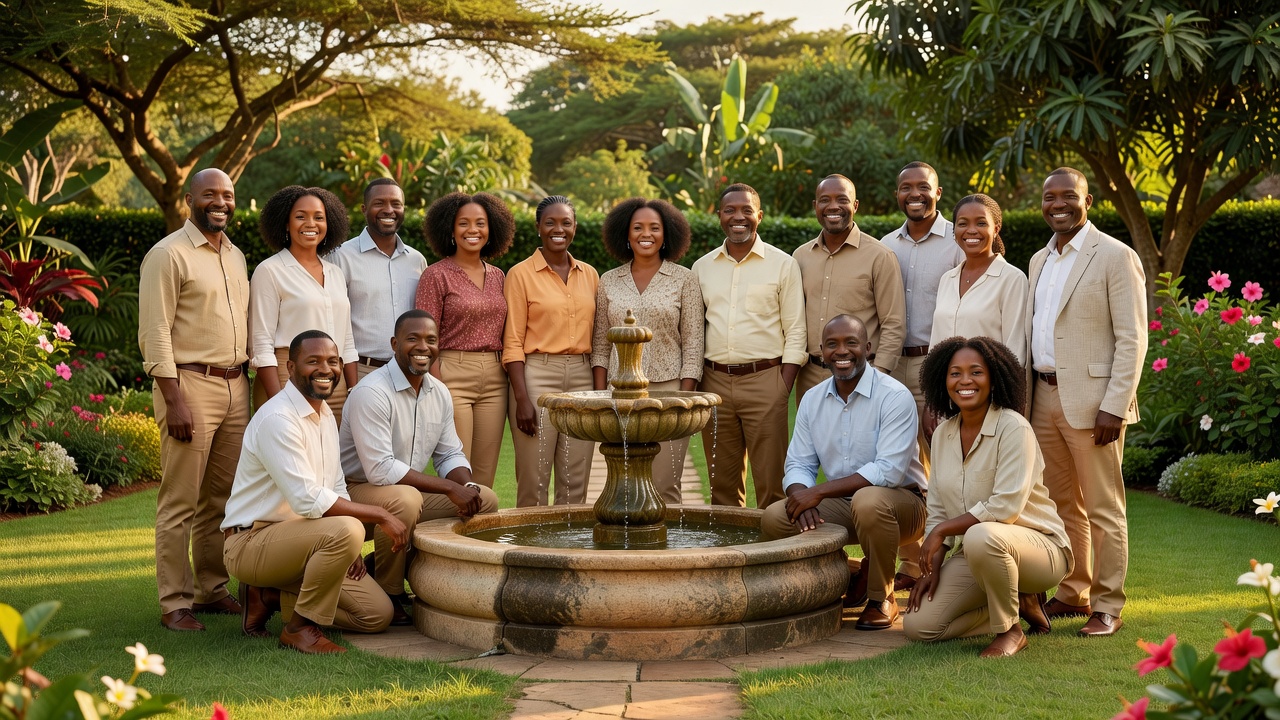 Sea Stone Garden clients and alumni gathered at a Kampala networking event