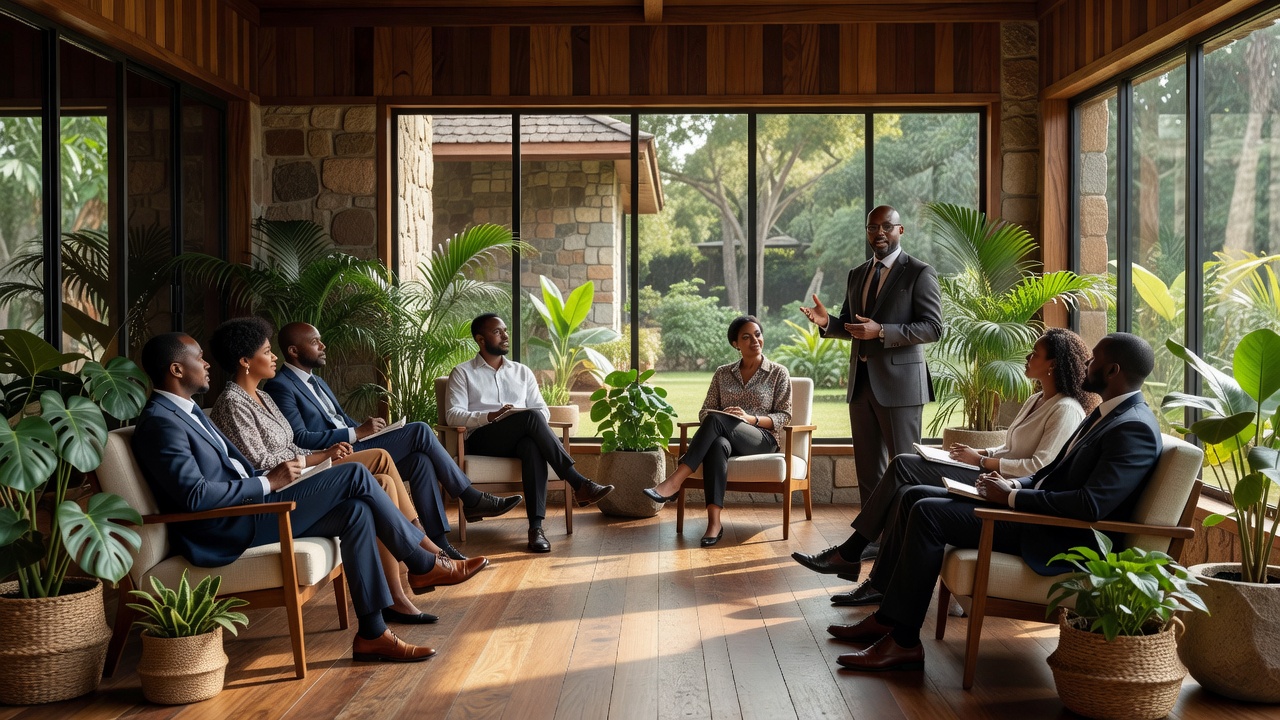Sea Stone Garden's eco-inspired training space in Bukoto, Kampala